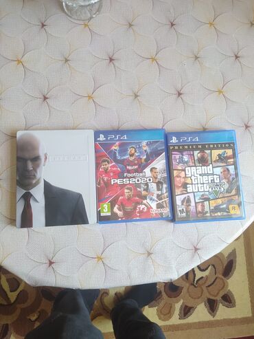 PS4 (Sony Playstation 4): Ideal cizigsiz disklerdi pes 2020 30m gta 5 premium 30 m hitman dəmir