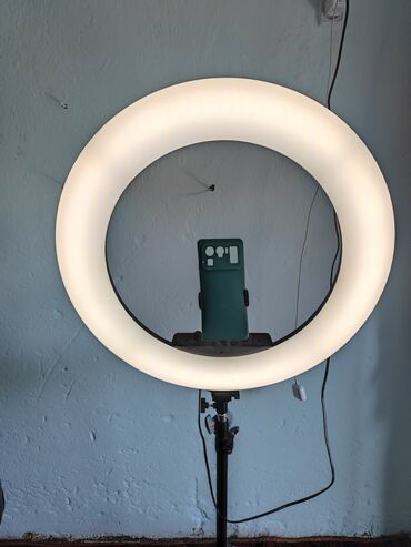 лампа для шугаринга: Кольцевая лампа самая большая по диаметру 56см отличное состояние