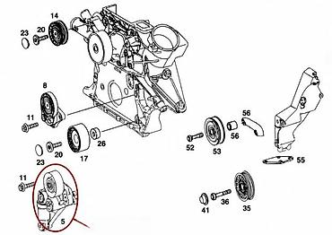 Pulleys: ŠPANER MERCEDES E KLASA W211 HIDRAULICNI 2,0CDI 2,2CDI 2,7 | spaner — 2