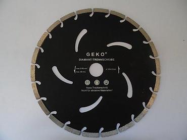 Rezne i brusne ploče: GEKO segmentni dijamantski rezni disk - Tip: Dijamantska segmentna — 1