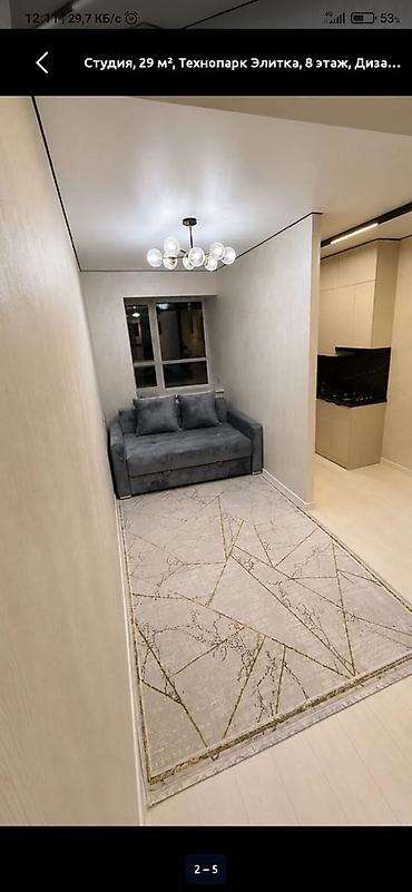 52: Студия, 29 м², Технопарк Элитка, 8 этаж, Дизайнерский ремонт — 2