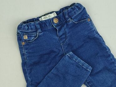 bluzy tupac: Джинсові штани, Zara, 9-12 міс., стан - Ідеальний