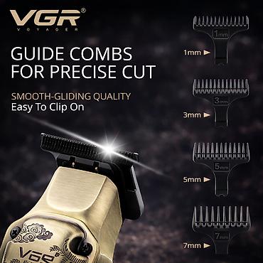 trimer: №: 12992 Məhsulun adı: Saç kəsimi üçün trimmer VGR V-901 Gold Brend — 3