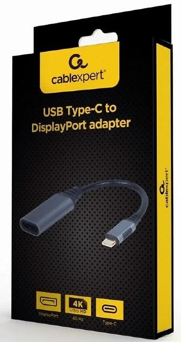 Druga oprema za računare i laptopove: USB Type-C na DisplayPort adapter – Cablexpert - Funkcija: omogućava — 3