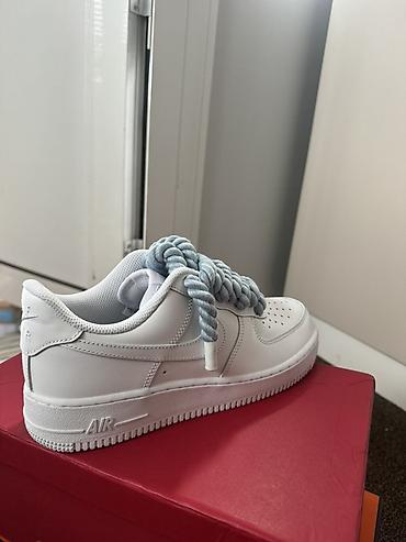 air force 1: Мужские кроссовки, 40.5, 41, 41.5, Nike, Новый, цвет - Белый, Бесплатная доставка — 4