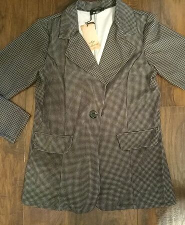 Suits: M (EU 38), L (EU 40), One size, Polyester, Plaid, color - Multicolored