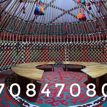 Аренда юрт: Аренда юрты, Каркас Деревянный, 85 баш, Казан, Посуда, С полом — 5