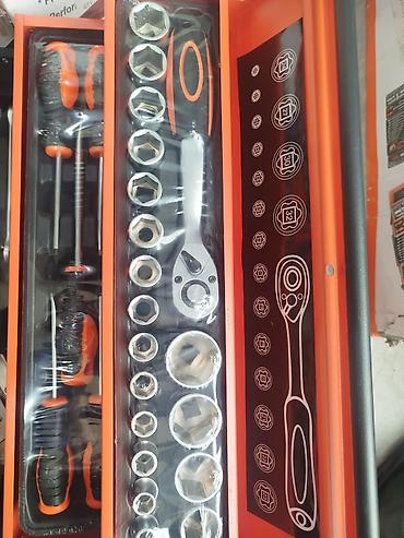 ratchet: Peşəkar universal alət dəsti – çoxsəviyyəli metal alət qutusunda — 3