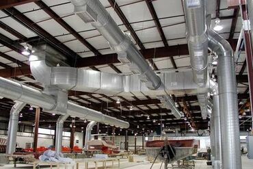 Havalandırma: Sənaye tipli havalandırma və tüstü çıxarma sistemlərinin — 7