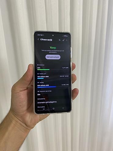 a52 ekranı: Samsung Galaxy A52, 128 GB, rəng - Mavi, Barmaq izi — 2