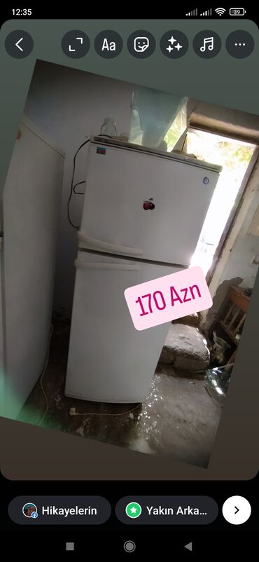 Aspiratorlar: 2 qapılı Hauser Soyuducu Satılır