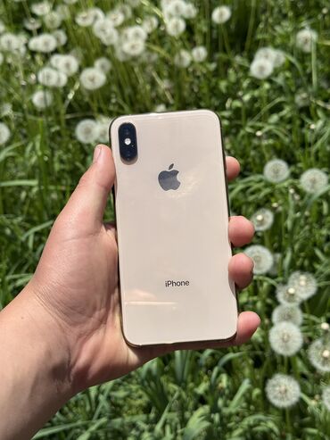 Apple iPhone: IPhone Xs, Б/у, 64 ГБ, Золотой, 76 %