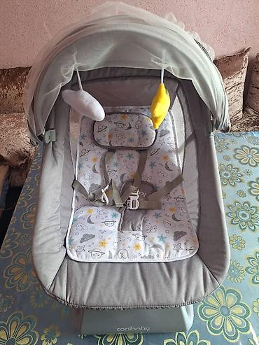детский кочеля: Детская электрическая качель-колыбель CoolBaby (серый цвет) - Тип — 3