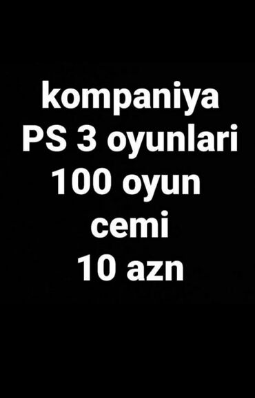 iş az 2020 - Azərbaycan: 100 oyun 10 man. V.7 en son oyunlar. Ps3 oyunlarin yazilmasi 100 oyu