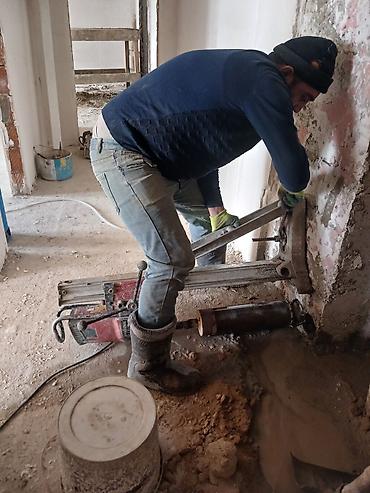 Digər tikinti xidmətləri: Dəmir-beton və kərpic divarlarda qapı-pəncərə açılışlarının kəsilməsi — 6