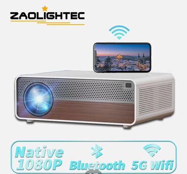 proektory led projector: Портативный WiFi проектор ZAOLIGHTEC A40 7500 люмен. Проектор А40 —