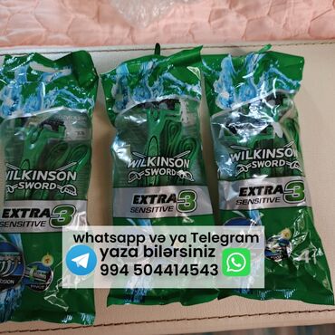 renu linza suyu: Wilkinson sword extra 3 sensitive Tezədi çatdırılma 1 manat əlavə