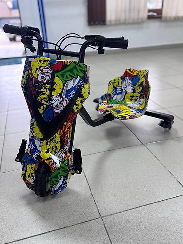 Толокары: Дрифт кар электрический трицикл, электроскутер трехколесный для детей — 2