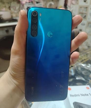 usta cantasi: Redmi Note 8, 64 GB, rəng - Göy, Barmaq izi — 2