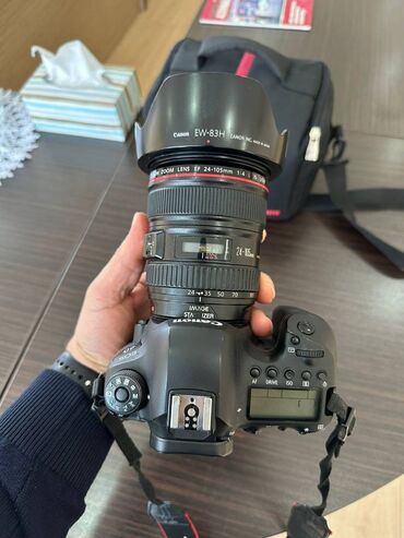 tsifrovoi fotoapparat canon powershot sx410 is black: Fotoaparat "Canon 6D Mark 2 " ( 24 -105 f.4 )" İdeal