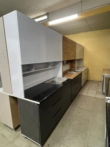 Кухонные гарнитуры: Кухонный гарнитур, Новый, цвет - Черный, ДСП, Бесплатная доставка at lalafo.kg — 8 Кухонные гарнитуры: Кухонный гарнитур, Новый, цвет - Черный, ДСП, Бесплатная доставка — 8