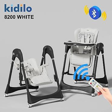 kidilo 8200: 👶 Kidilo 8200 – 4-də 1 Uşaq Yemək Stulu ✨ (Stul + Elektroyelləncək + — 7