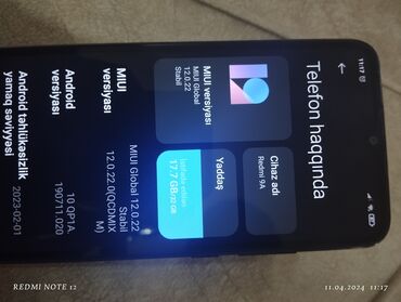 210 mobil nomreler: Xiaomi Redmi 9A, 2 GB, rəng - Qara, 
 İki sim kartlı