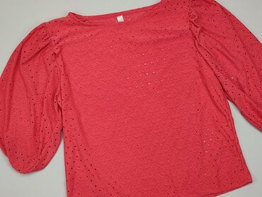 czerwona eleganckie bluzki damskie: Bluzka Damska, L, stan - Bardzo dobry