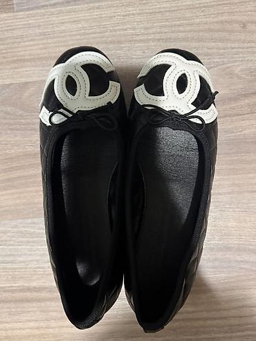 слипоны chanel: Туфли, 36, 36.5, Chanel, Новый, цвет - Черный, Платная доставка, Самовывоз — 1