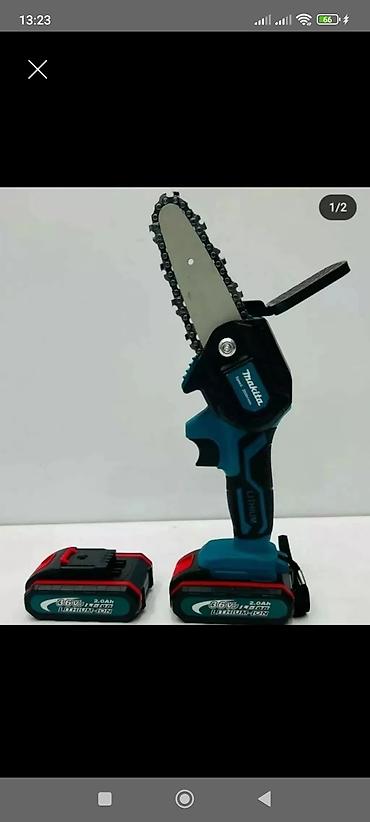 Akkumulyatorlu mini elektrik mişar (əl zəncirli mişar) - Brend