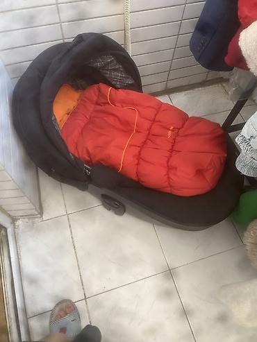 Modullu arabalar: Uşaq arabası + daşıma beşiyi və isti ayaqüstü örtük (footmuff) dəsti — 3