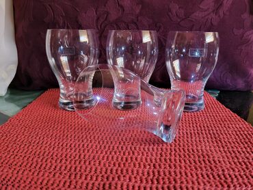 Čaše: Case vintaz,nove kristalne Stolzle O. nemacke. Univerzalne case,za — 8