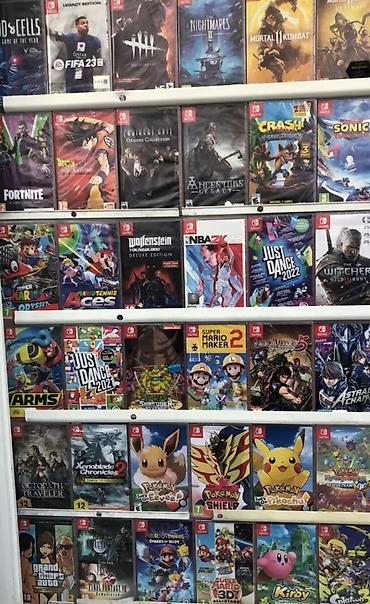 nintendo switch baki: Nintendo Switch üçün orijinal oyun diskləri kolleksiyası Məhsul — 1