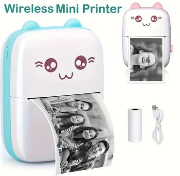 планшет для рисования: Mini printer 😊 Durumu/vəziyyeti : sıfır - yeni Formatı: Ağ-qara