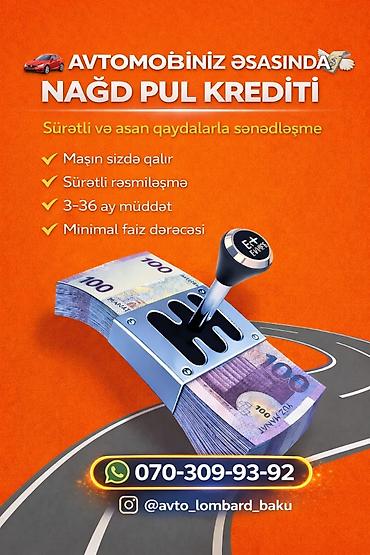 chevrolet salon kredit: Xidmət: Avtomobiliniz əsasında nağd pul krediti Təsvir: - Sürətli və — 1