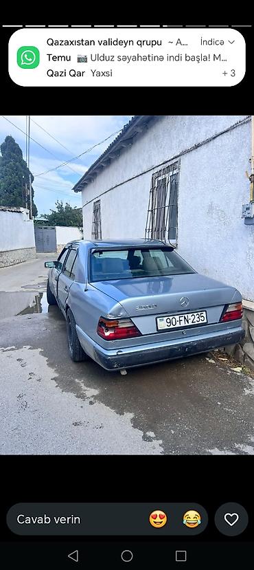 mercedes vito kreditle: Mercedes-Benz 250D sedan - Kuzov: W124, 4 qapı, boz rəng - Yanacaq — 2