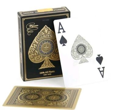 Настольные игры: Карты ♥️♠️игральные🎭премиальные. карты 54 шт, 100% пластиковые — 10