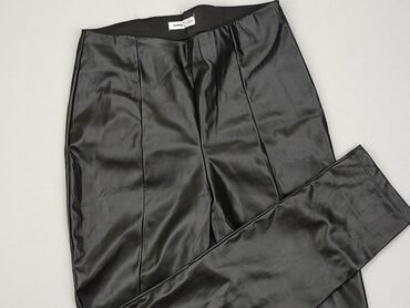 sinsay czarne bluzki: Spodnie Damskie, SinSay, M, stan - Idealny