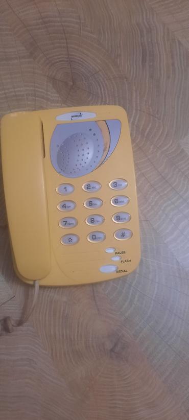 simli: Sarı rəngli masaüstü/diamafon tipli naqilli telefon - Brend: NISINK — 1