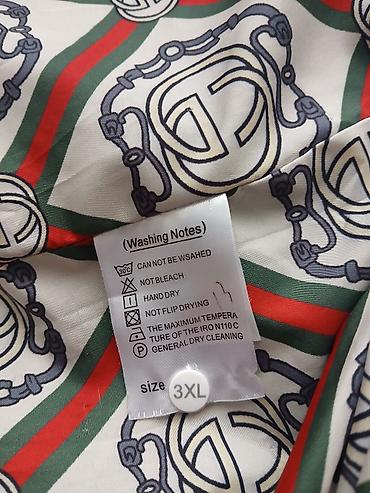 saxta baba maskasi: Pencək, Zolaqlı, Gucci, 3XL — 2