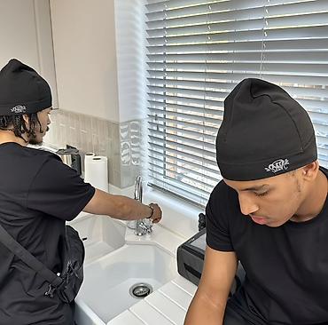 bas: Məhsul: Unisex saç qoruyucu başlıq (durag/under-cap) Streetwear — 2