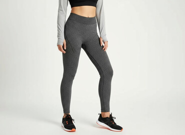 legginsy woskowane matowe: Leggings Sports for women, size S