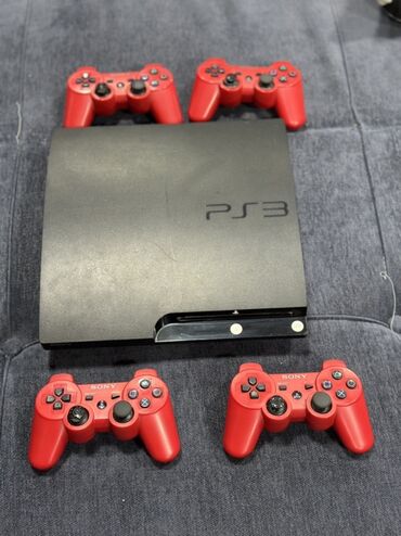 продаётся компьютер: 🔥 PS 3 Slim + комплект | 4 оригинальных геймпадов | прошитый | не