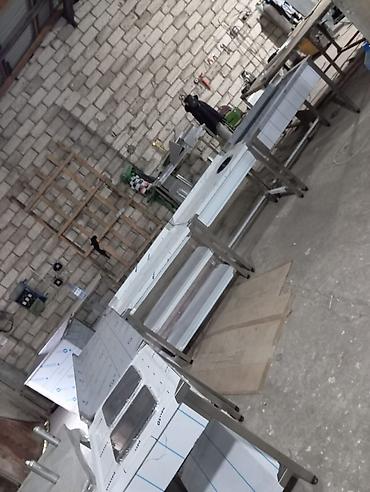 nerjavika stol: Sənaye tipli paslanmayan poladdan hazırlanmış restoran/kafe üçün — 1