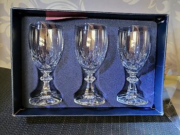jysk case za vino: Case kristal,led kristal za vino 1970/80ta.godina Zwiesel Nemacka — 1