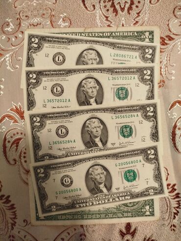 Əskinaslar: 2 Dollar, 2003 il, Vəziyyəti: Əla
