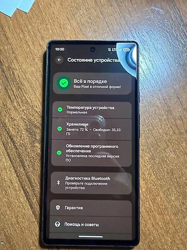 Техника и электроника: Google Pixel 6, 128 ГБ, цвет Stormy Black - Экран 6.4" OLED — 5