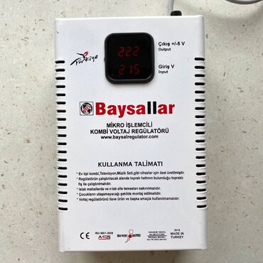 Stabilizatorlar: "Baysallar" elektrik təznimləyicisi Əla və tam işlək vəziyətdə