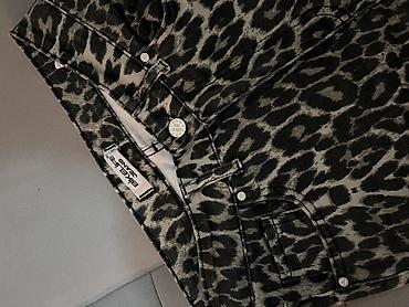 Cinslər: Leopar naxışlı džins şalvar Sadece 1 defe geyinilib XS VE S bedene — 2