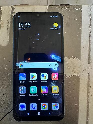 xiaomi note 4x ekran: Redmi 9, 64 GB, rəng - Mavi, Qırıq — 3